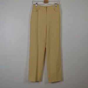 St. John Sport By Marie Gray Straight Leg Pants Womens 10  Workwear 5 Pockets